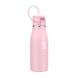 Takeka Traveler 17 oz Blush BPA Free Flip Lock Travel Tumbler