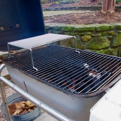 2Pcs barbecue rôtisserie viande fourchettes Pince grill meatpicks barres en acier inoxydable W5U2 1X 
