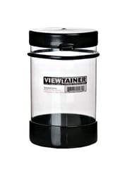Viewtainer 4 in. W X 6 in. H Tethered Top Container Plastic Black