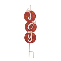 Glitzhome Ornament Joy 35.28 in. Yard Decor