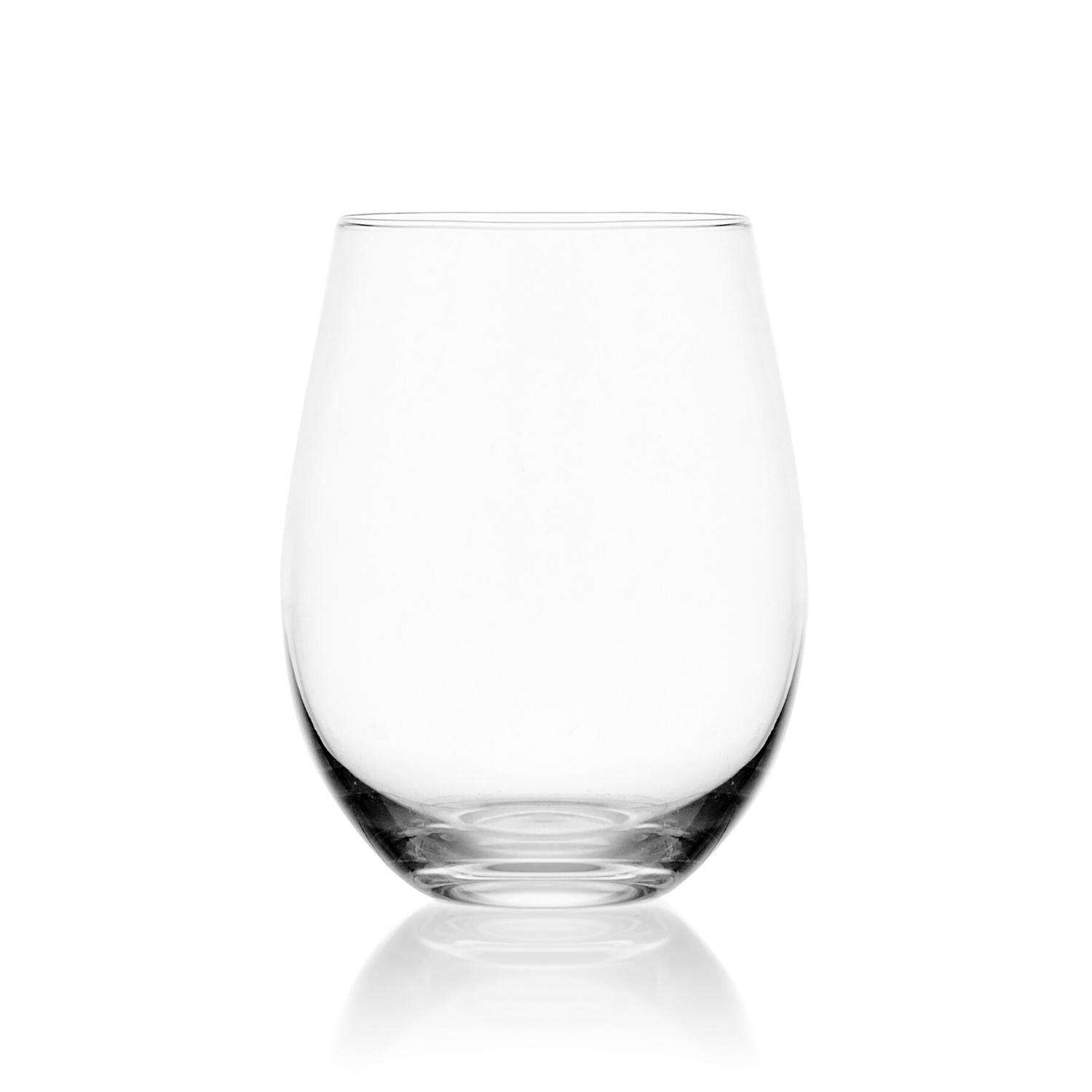 Smarty Had A Party 8 oz. Crystal Cut Plastic Wine Glasses (48 Glasses)