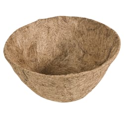 Living Accents 12 D Coco Fiber Basket Liner Brown