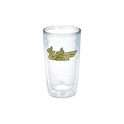 Tervis Collegiate 16 oz USF Bulls Clear BPA Free Tumbler