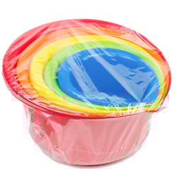 Chef Craft 5 qt Plastic Assorted Mixing Bowl 5 pc