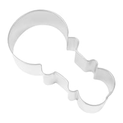 R&M International Corp Baby Rattle 2 in. W X 4 in. L Cookie Cutter Silver 1 pc