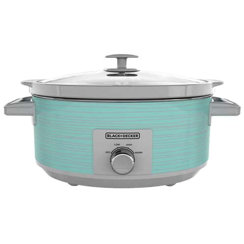 BLACK+DECKER 7 Qt. Stainless Steel Electric Slow Cooker with