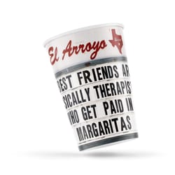 El Arroyo Best Friends Are Basically Therapists Who Get Paid In Margaritas Party Cups Paper 12 pk
