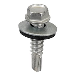 Acorn International No. 12 Sizes X 1 in. L Hex Hex Head Self-Drilling Screws w/Washers 250 pk