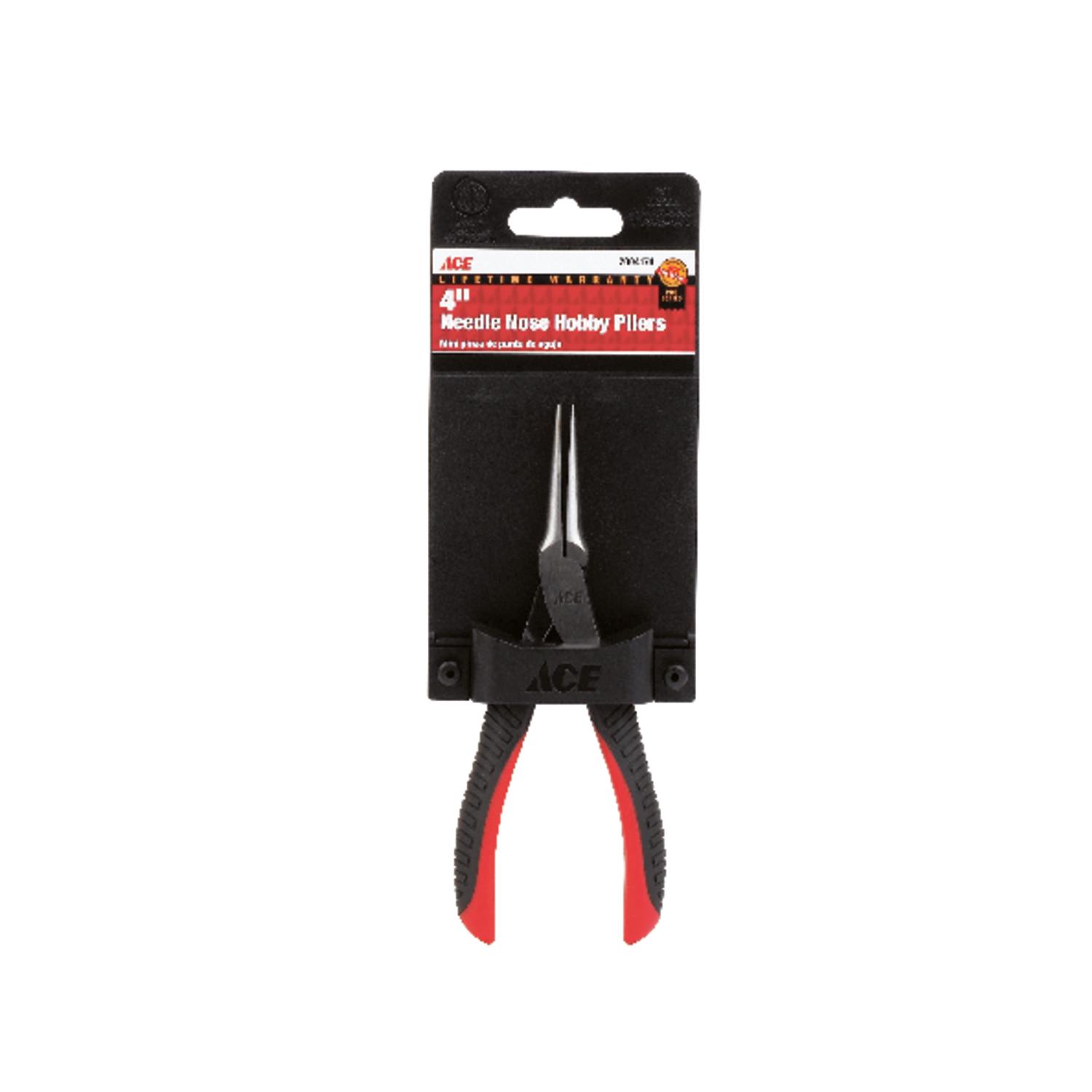 Ace 4 in. Alloy Steel Needle Nose Hobby Pliers Mfr# 2004174 Ace 4 in. Alloy Steel Needle Nose Hobby Pliers Mfr# 2004174