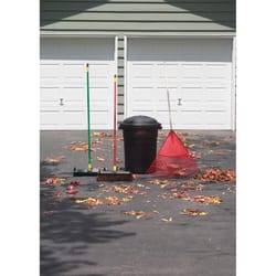 Ace 32 gal Black Plastic Garbage Can Lid Included