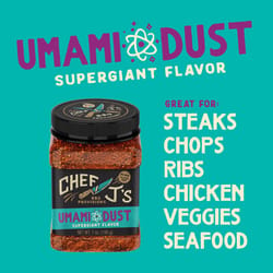 Chef J's BBQ Provisions Umami Dust BBQ Rub 7 oz