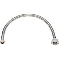 Ace 1/2 in. Compression X 7/8 in. D Ballcock 16 in. Braided Stainless Steel Toilet Supply Line