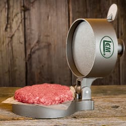 LEM Gray Aluminum Burger Press