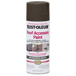 Rust-Oleum Roof Accessory Flat/Matte Weathered Wood Spray Paint 12 oz