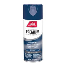 Ace Premium Gloss Brite Blue Paint + Primer Enamel Spray 12 oz