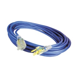 Ace Outdoor 25 ft. L Blue Extension Cord 16/3 SJOW