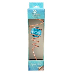 Spinfinity Designs Multi-color Stainless Steel 11 in. Copper Aqua Tail Outdoor Spinner