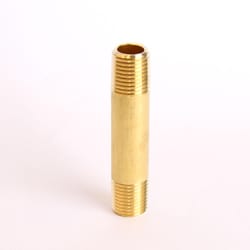 ATC 1/4 in. MPT X 1/4 in. D MPT Yellow Brass Nipple 2-1/2 in. L