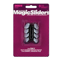 Magic Sliders Gray 7/8 in. Nail-On Nylon Chair Glide 8 pk