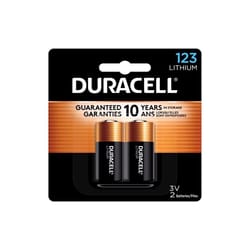 Pack 10 piles Duracell Procell CR123 3V 1550 mAh