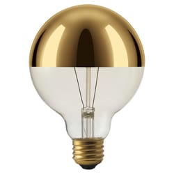 Globe Electric Oro 40 W G25 Decorative Incandescent Bulb E26 (Medium) Amber 1 pk