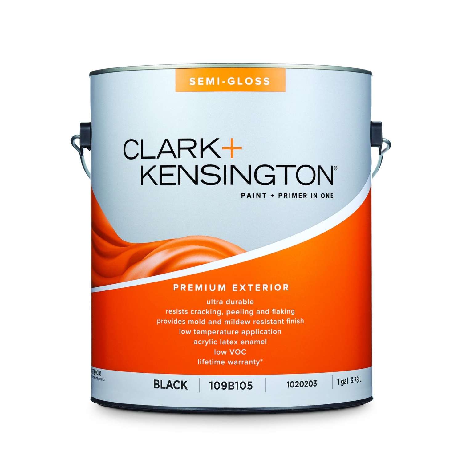Clark+Kensington SemiGloss Black Premium Paint Exterior 1 gal. Ace
