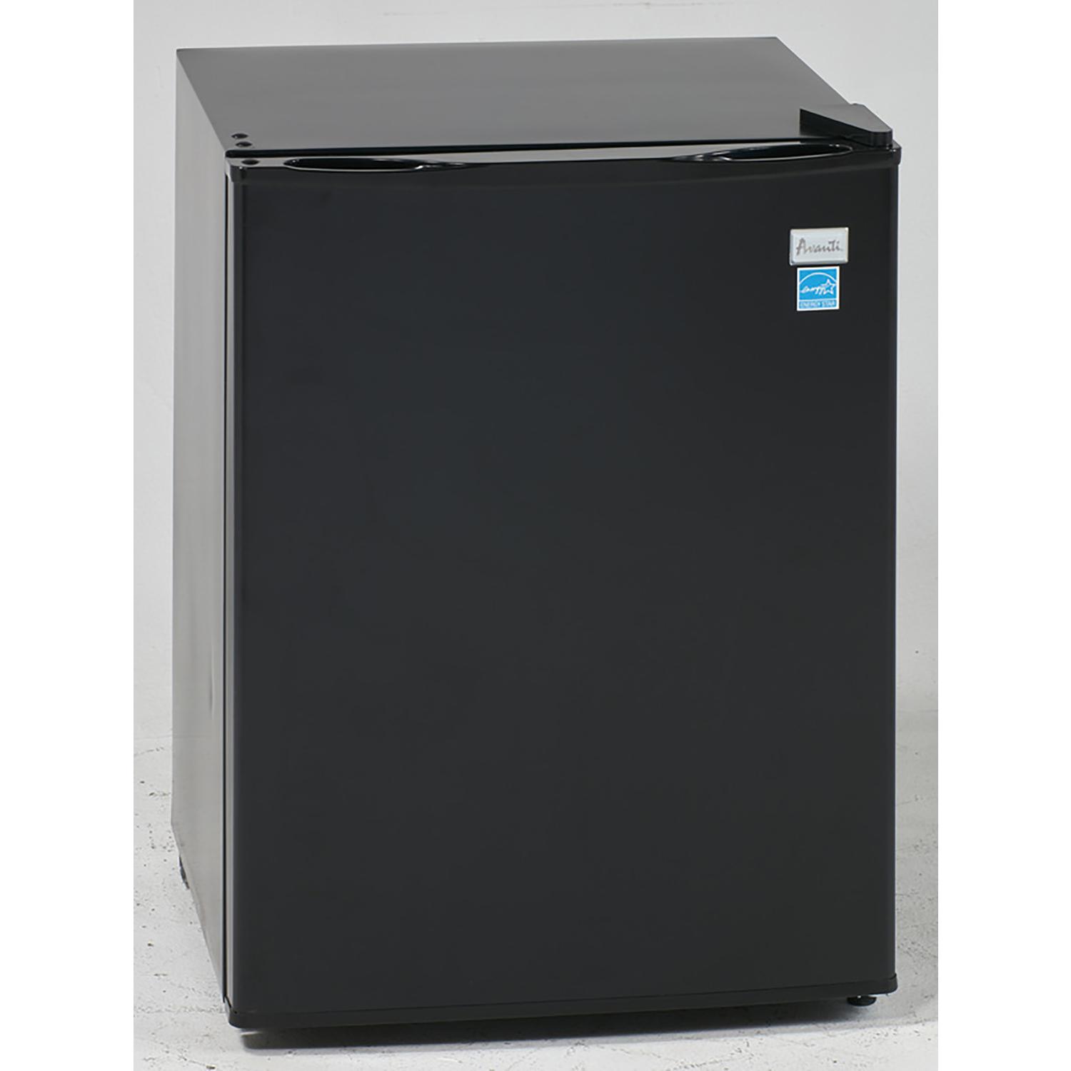 Avanti 2.4 cu ft Black Stainless Steel Mini Refrigerator 62 W Sansujyuku sansujyuku.com