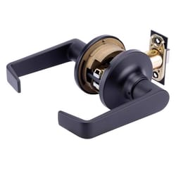 Brinks Commercial Matte Black Passage Lever 2 in.