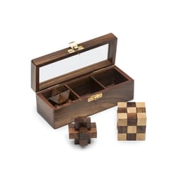 Matr Boomie Geometric Puzzle Trio Natural