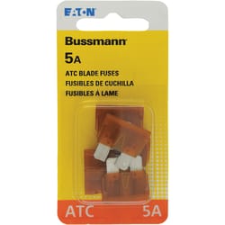 Bussmann 5 amps ATC Brown Blade Fuse 5 pk