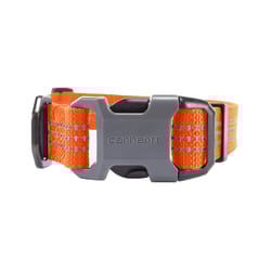 Carhartt Hunter Orange Solid Nylon Dog Collar Medium
