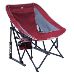 GCI Outdoor Pod Rocker Red Sling Folding Chair