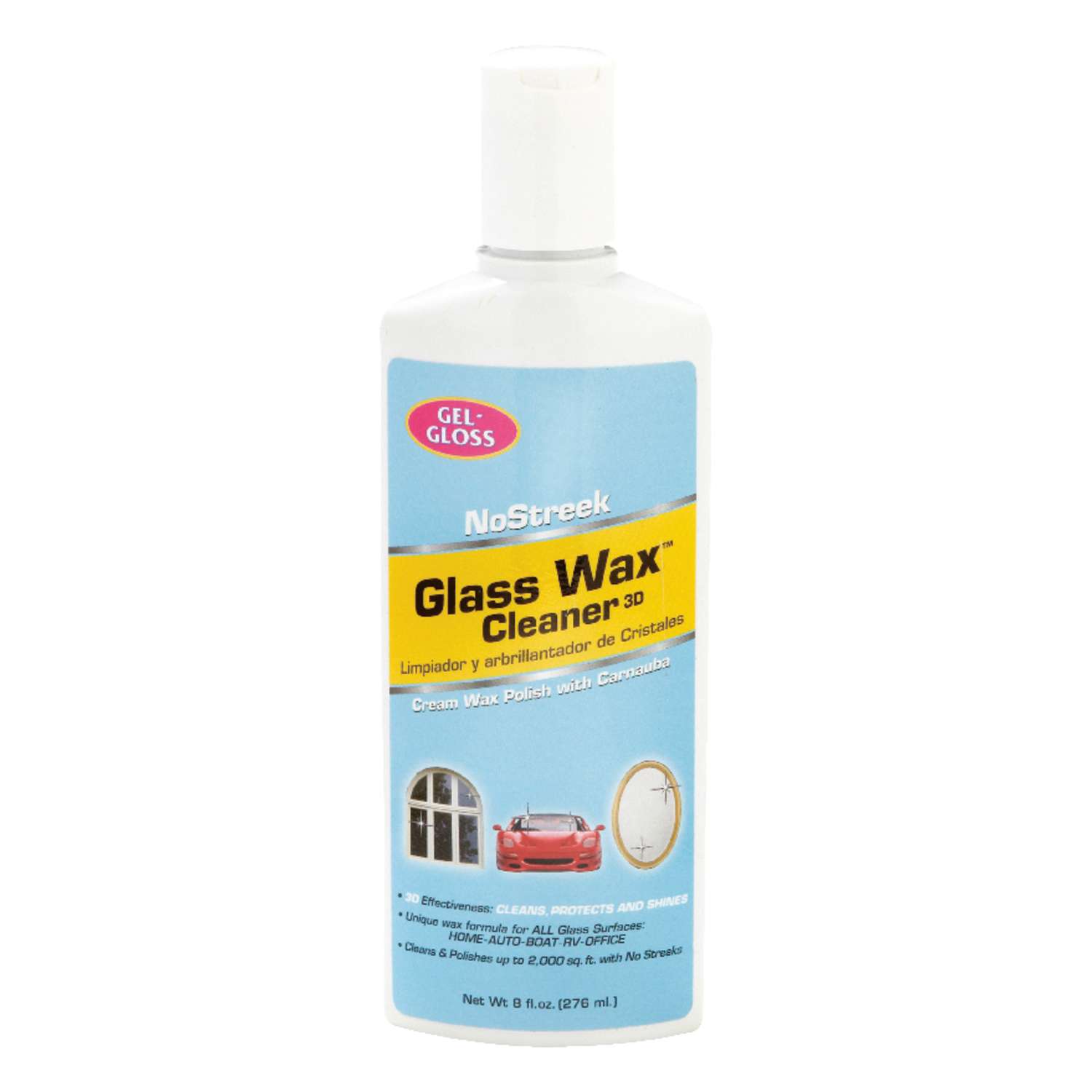 Gel Gloss Nostreek No Scent Glass Wax Cleaner 8 Oz Liquid Ace Hardware