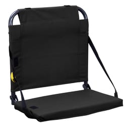 GCI Outdoor BleacherBack Black Bleacher Back Folding Stadium Seat