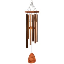 Wind River In Loving Memory Bronze Aluminum/Wood Wind Chime