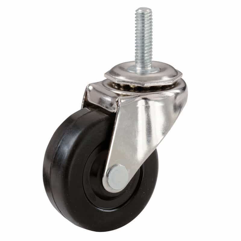 Shepherd 4 in. Dia. Swivel Rubber Caster 115 lb. 1 pk Ace Hardware