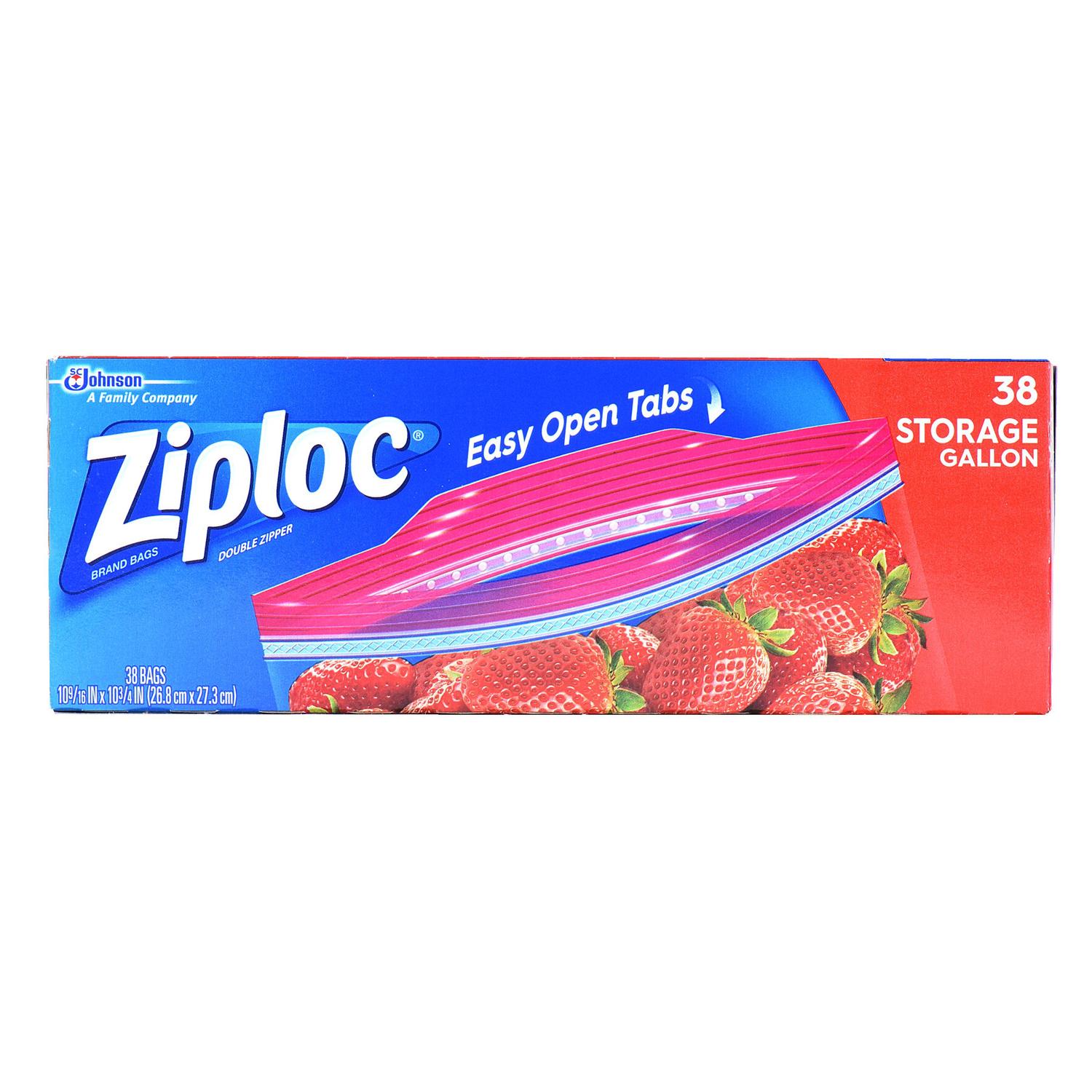 Ziploc Freezer Bag Quart 38Pk 00381