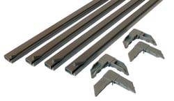 Prime-Line Bronze Aluminum 5/16 in. W X 3/4 in. L Screen Frame Kit 1 pk