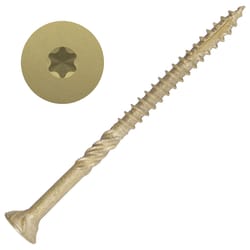 Screw Products AXIS No. 9 Ga. X 2.75 in. L Star Flat Head Coarse Structural Screws