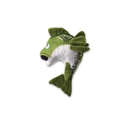Pet Shop by Fringe Studio Wagsdale Green/White Plush Here Fishy Fishy Dog Toy 1 pk