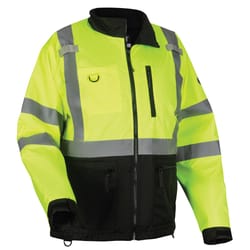 Ergodyne GloWear L Long Sleeve Unisex Full-Zip Work Jacket Lime