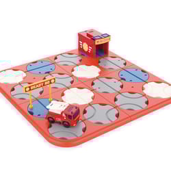 Flipo Fire Station A-Maze Tracks- Fire Truck Red 34 pc