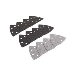 DeWalt 3.75 in. L 80G, 120G, 220G Assortment Triangular Sandpaper Set 12 pc