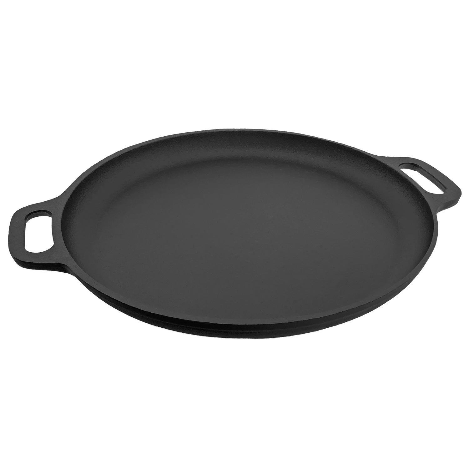 Cuisinel Pre-Seasoned Cast Iron Pizza and Baking Pan (13.5 Inch