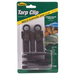 Homax Cinchtite Plastic Tarp Clip Black