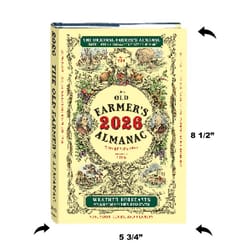 The Old Farmer's Almanac Yankee Publishing 2026 Almanac Reference Book