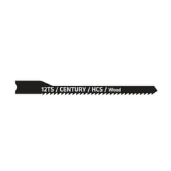 Century Drill & Tool 2.75 inch in. High Alloy Steel Universal Jig Saw Blade 12 TPI 2 pk