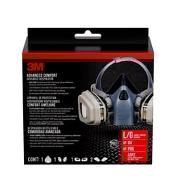 3M P95 Half Face Respirator Valved Blue L 1 pc