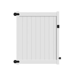 Barrette Outdoor Living 72 in. H X 58 in. L Vinyl Multi-Purpose Fence White