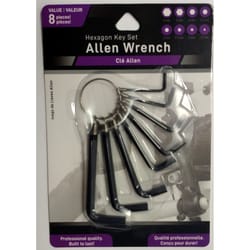 Jacent Assorted Hex Key Set 8 pc